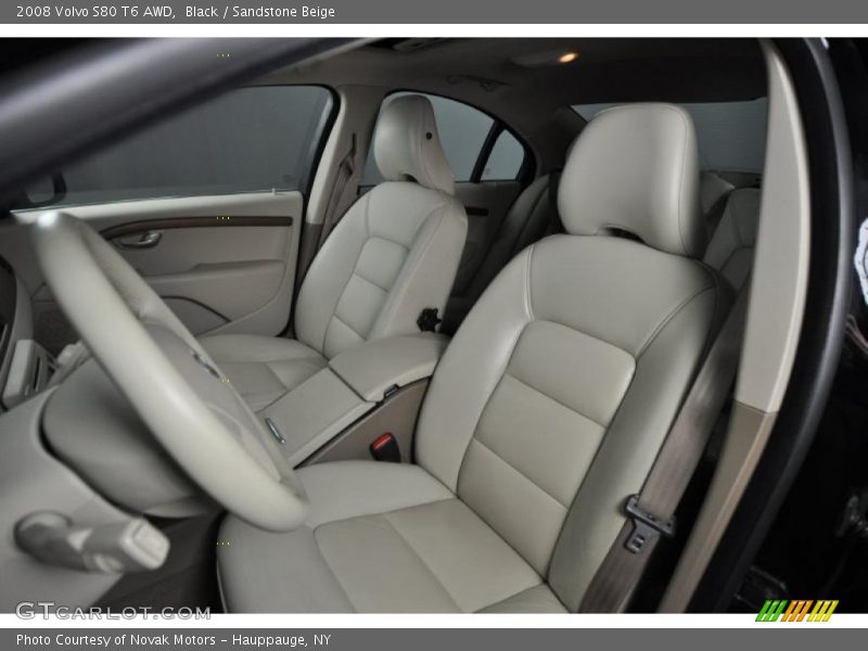 Black / Sandstone Beige 2008 Volvo S80 T6 AWD