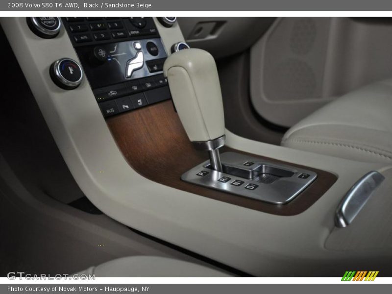 Black / Sandstone Beige 2008 Volvo S80 T6 AWD