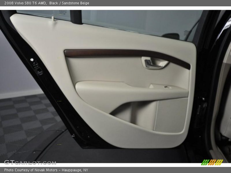Black / Sandstone Beige 2008 Volvo S80 T6 AWD
