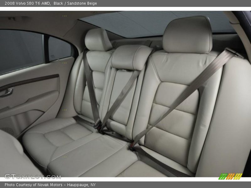 Black / Sandstone Beige 2008 Volvo S80 T6 AWD