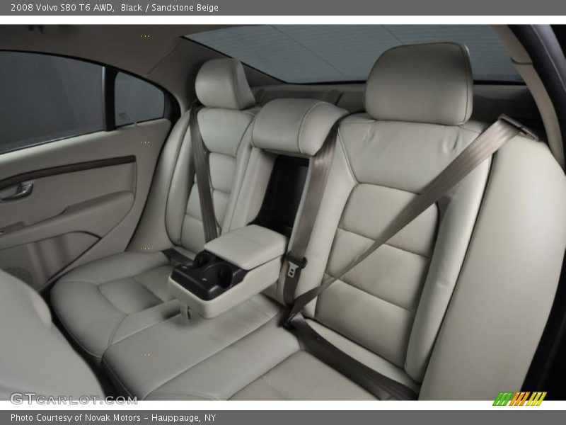 Black / Sandstone Beige 2008 Volvo S80 T6 AWD