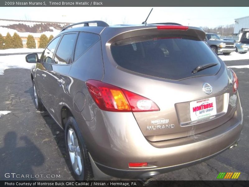 Tinted Bronze Metallic / Black 2009 Nissan Murano S