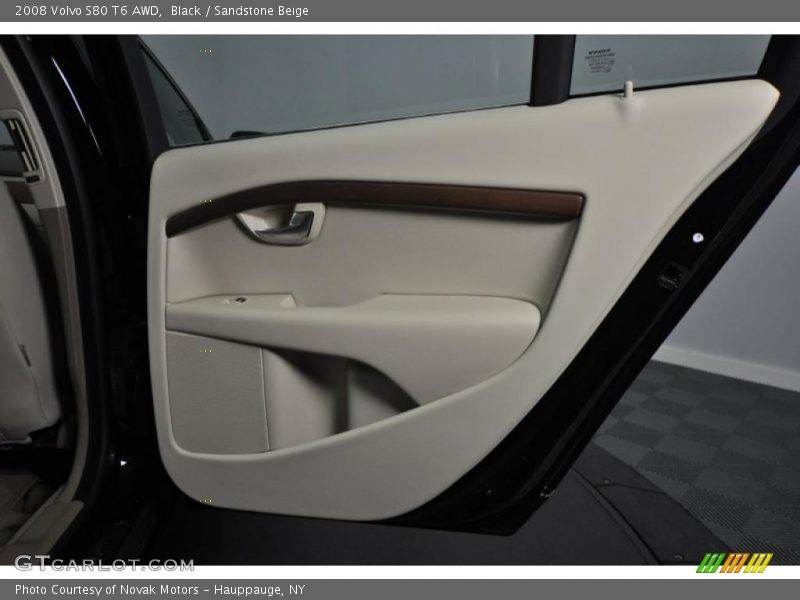 Black / Sandstone Beige 2008 Volvo S80 T6 AWD