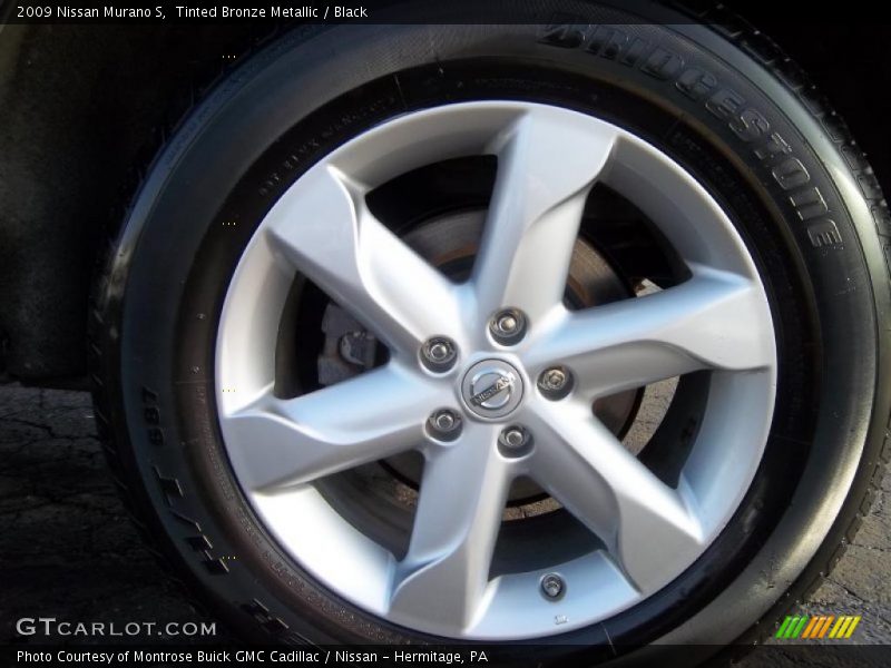 Tinted Bronze Metallic / Black 2009 Nissan Murano S