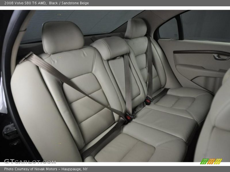 Black / Sandstone Beige 2008 Volvo S80 T6 AWD