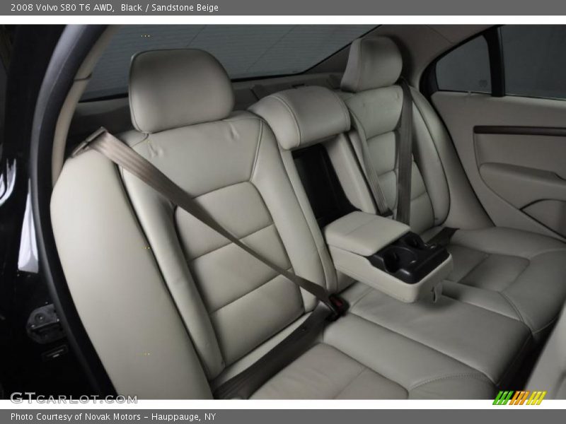 Black / Sandstone Beige 2008 Volvo S80 T6 AWD