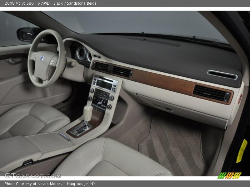 Black / Sandstone Beige 2008 Volvo S80 T6 AWD