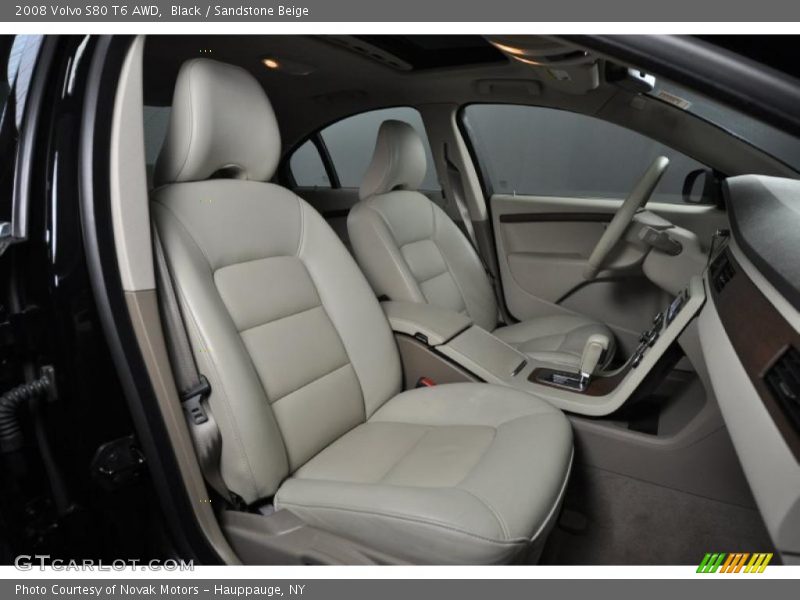 Black / Sandstone Beige 2008 Volvo S80 T6 AWD