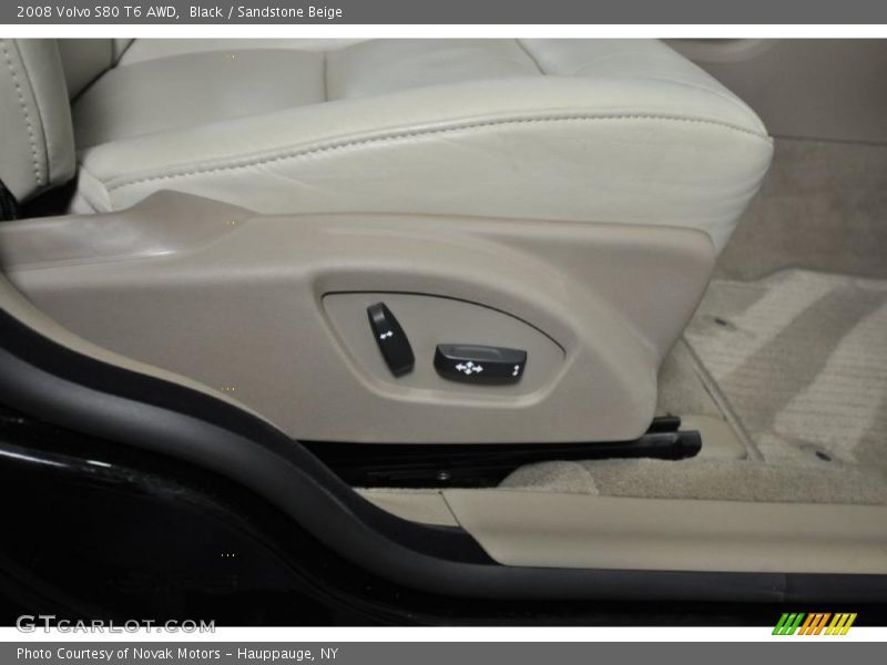 Black / Sandstone Beige 2008 Volvo S80 T6 AWD