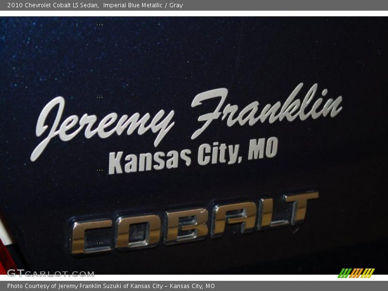 Imperial Blue Metallic / Gray 2010 Chevrolet Cobalt LS Sedan