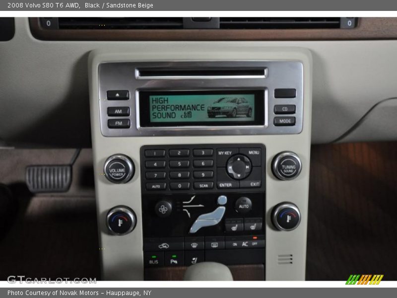Black / Sandstone Beige 2008 Volvo S80 T6 AWD