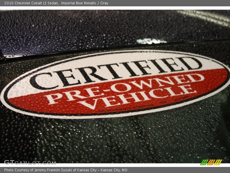 Imperial Blue Metallic / Gray 2010 Chevrolet Cobalt LS Sedan