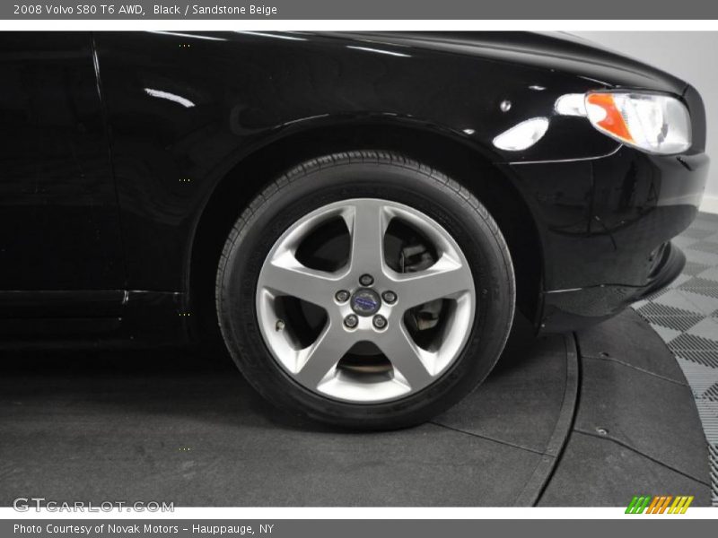 Black / Sandstone Beige 2008 Volvo S80 T6 AWD