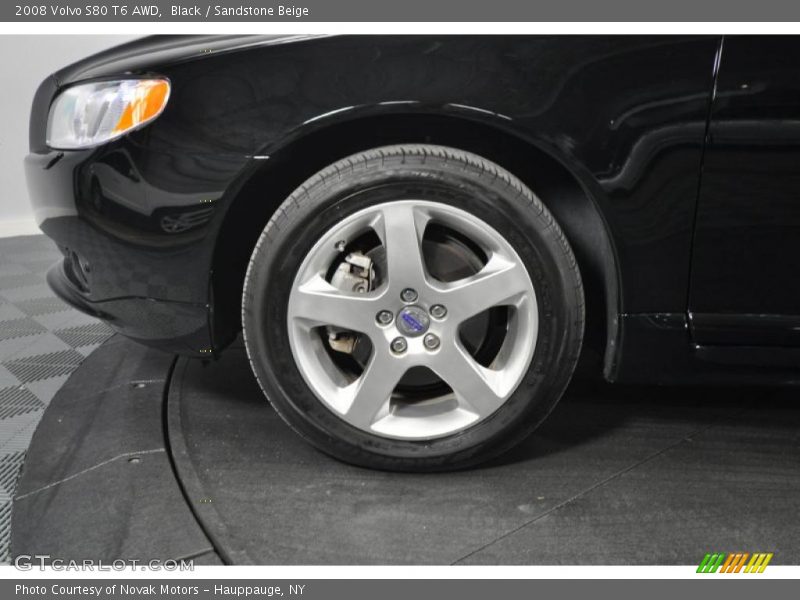Black / Sandstone Beige 2008 Volvo S80 T6 AWD
