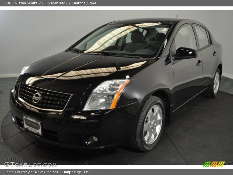 Super Black / Charcoal/Steel 2008 Nissan Sentra 2.0