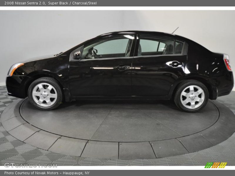 Super Black / Charcoal/Steel 2008 Nissan Sentra 2.0
