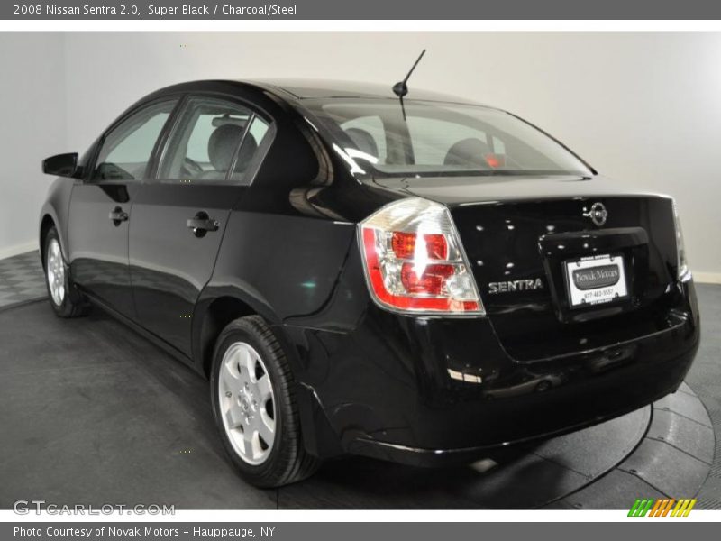 Super Black / Charcoal/Steel 2008 Nissan Sentra 2.0