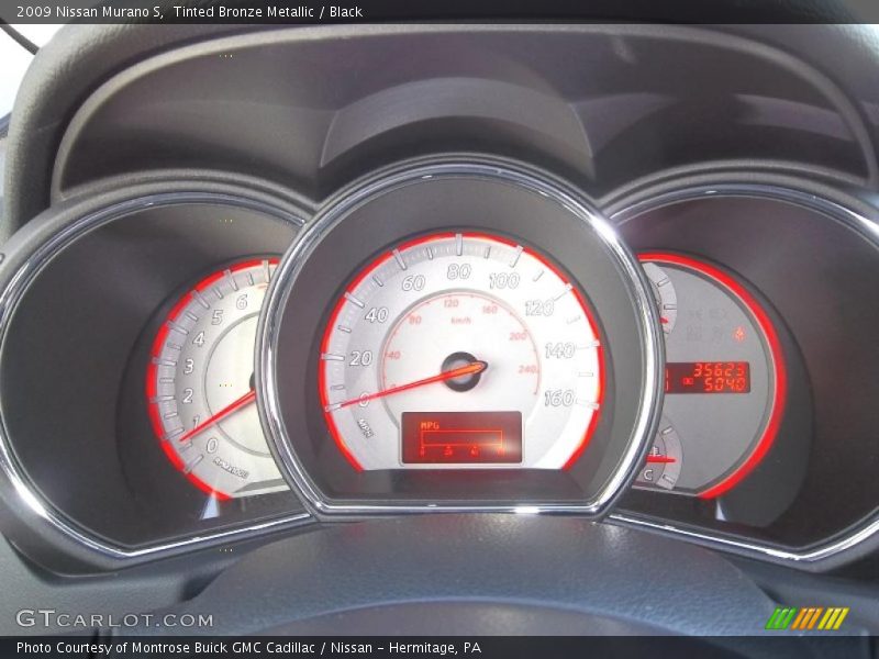 Tinted Bronze Metallic / Black 2009 Nissan Murano S