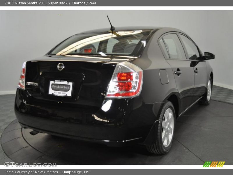Super Black / Charcoal/Steel 2008 Nissan Sentra 2.0