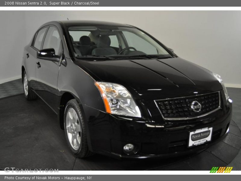 Super Black / Charcoal/Steel 2008 Nissan Sentra 2.0