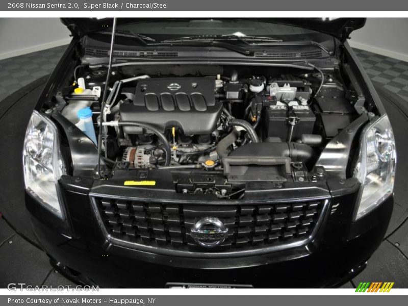 Super Black / Charcoal/Steel 2008 Nissan Sentra 2.0