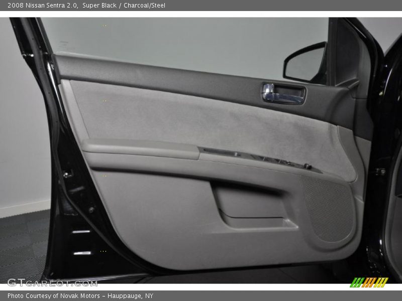 Super Black / Charcoal/Steel 2008 Nissan Sentra 2.0