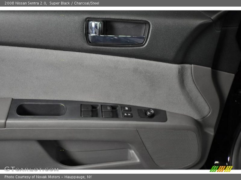 Super Black / Charcoal/Steel 2008 Nissan Sentra 2.0