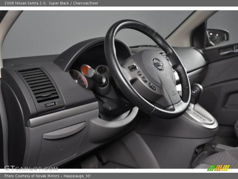 Super Black / Charcoal/Steel 2008 Nissan Sentra 2.0