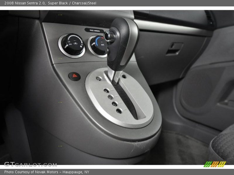 Super Black / Charcoal/Steel 2008 Nissan Sentra 2.0
