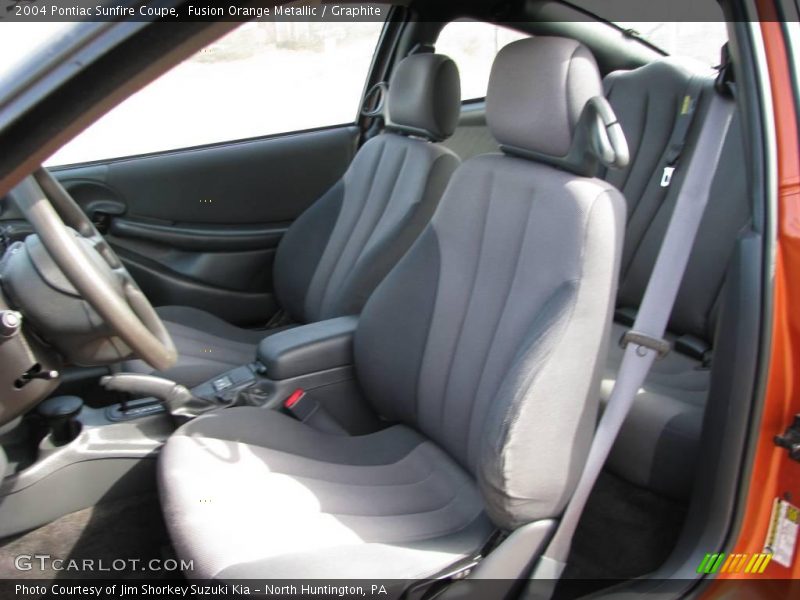 Fusion Orange Metallic / Graphite 2004 Pontiac Sunfire Coupe