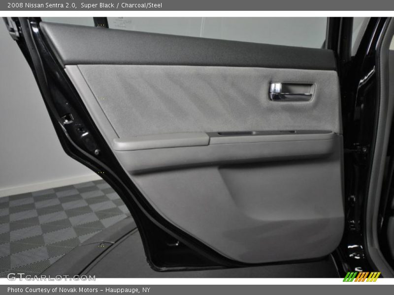 Super Black / Charcoal/Steel 2008 Nissan Sentra 2.0