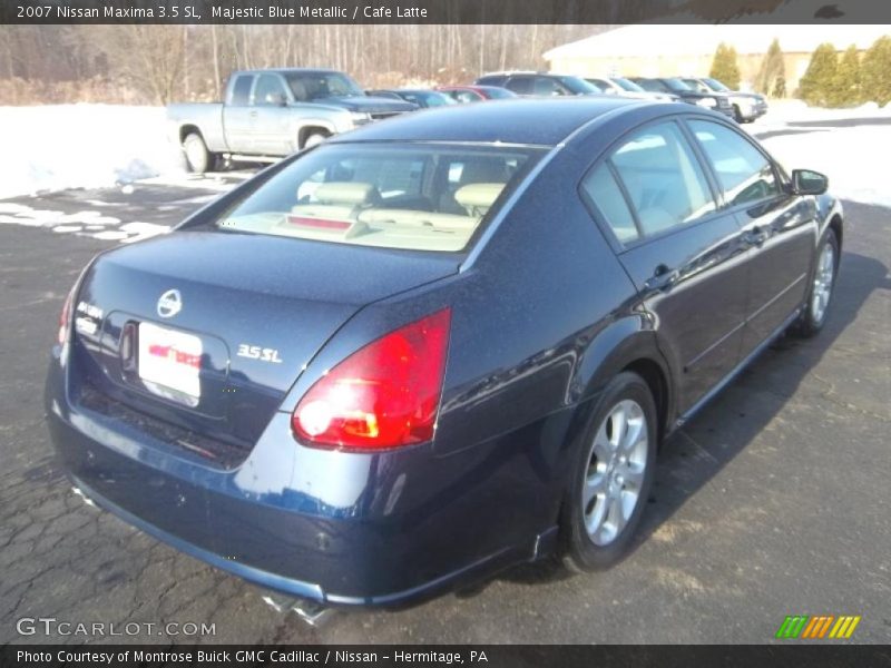 Majestic Blue Metallic / Cafe Latte 2007 Nissan Maxima 3.5 SL