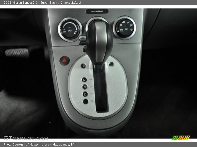 Super Black / Charcoal/Steel 2008 Nissan Sentra 2.0
