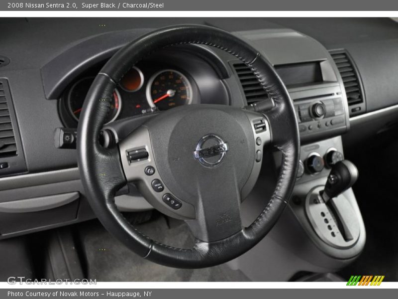 Super Black / Charcoal/Steel 2008 Nissan Sentra 2.0