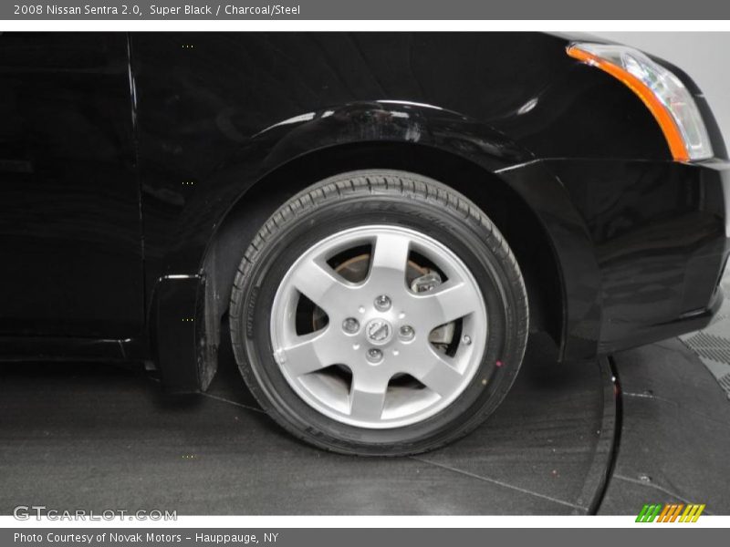 Super Black / Charcoal/Steel 2008 Nissan Sentra 2.0