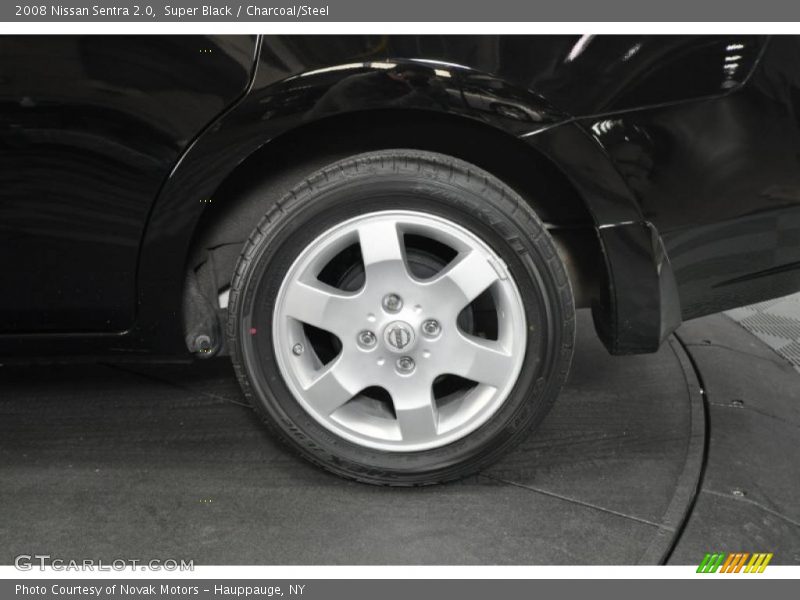 Super Black / Charcoal/Steel 2008 Nissan Sentra 2.0