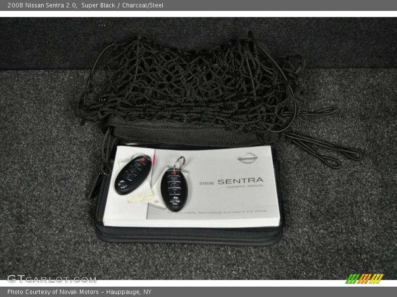 Super Black / Charcoal/Steel 2008 Nissan Sentra 2.0