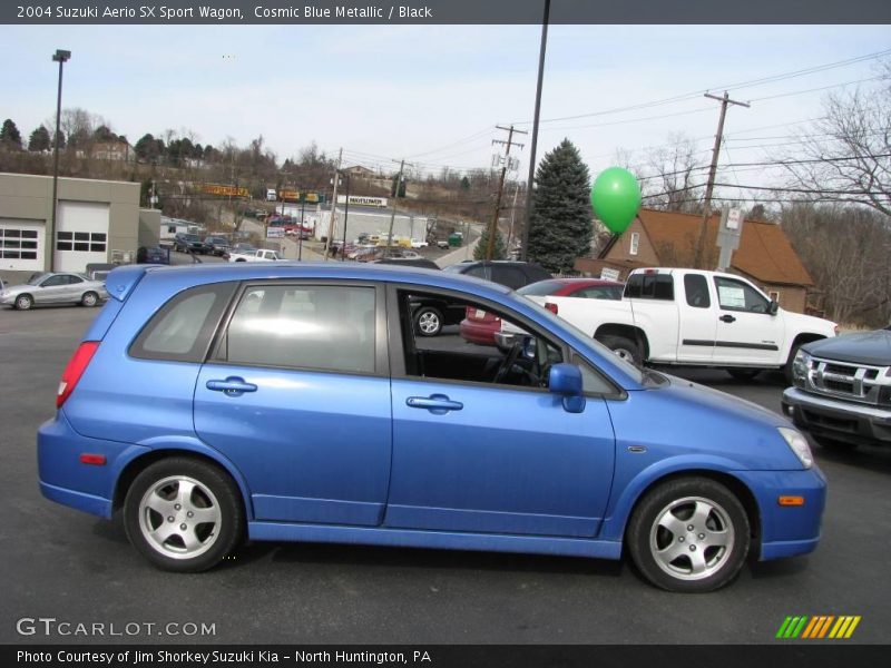 Cosmic Blue Metallic / Black 2004 Suzuki Aerio SX Sport Wagon
