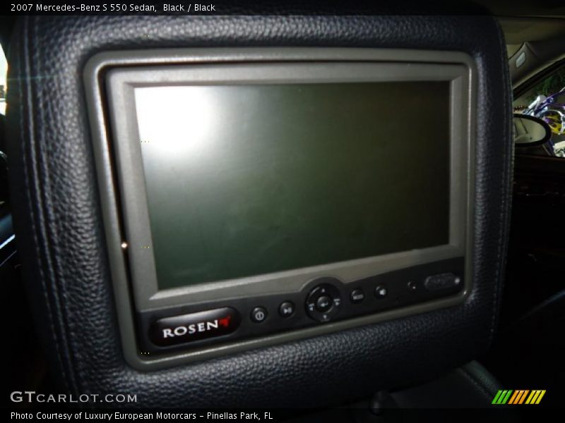 Black / Black 2007 Mercedes-Benz S 550 Sedan