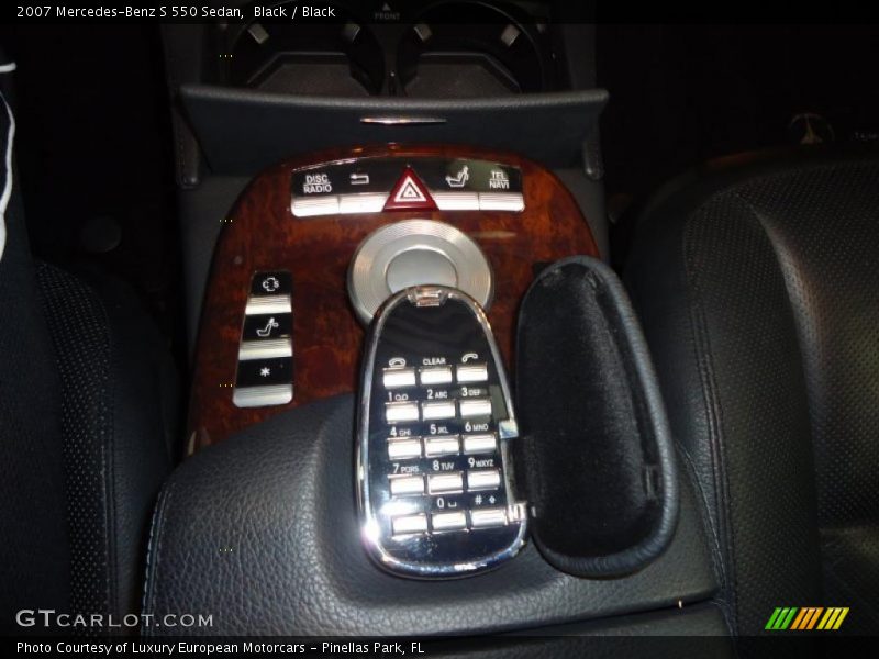 Black / Black 2007 Mercedes-Benz S 550 Sedan