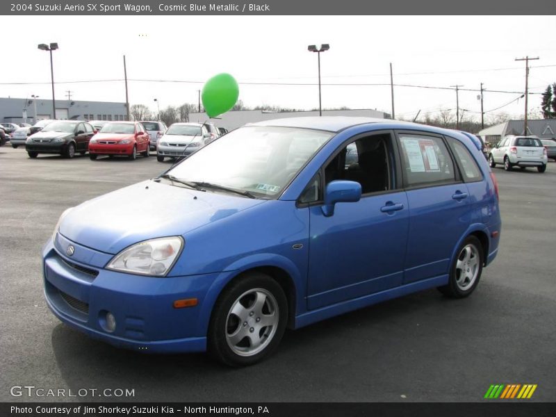 Cosmic Blue Metallic / Black 2004 Suzuki Aerio SX Sport Wagon
