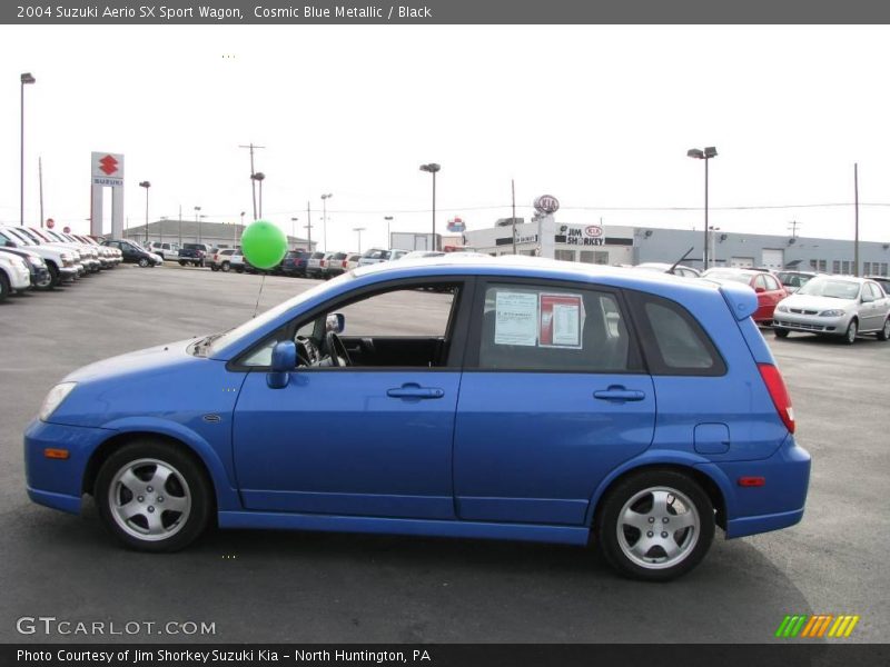 Cosmic Blue Metallic / Black 2004 Suzuki Aerio SX Sport Wagon