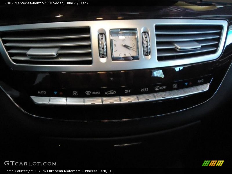 Black / Black 2007 Mercedes-Benz S 550 Sedan