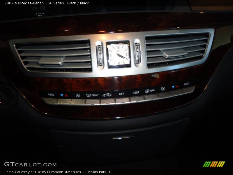 Black / Black 2007 Mercedes-Benz S 550 Sedan