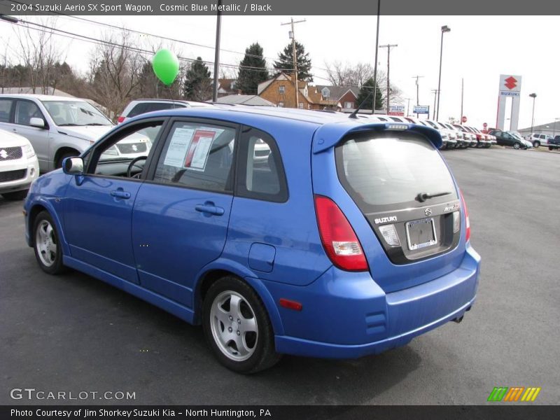 Cosmic Blue Metallic / Black 2004 Suzuki Aerio SX Sport Wagon