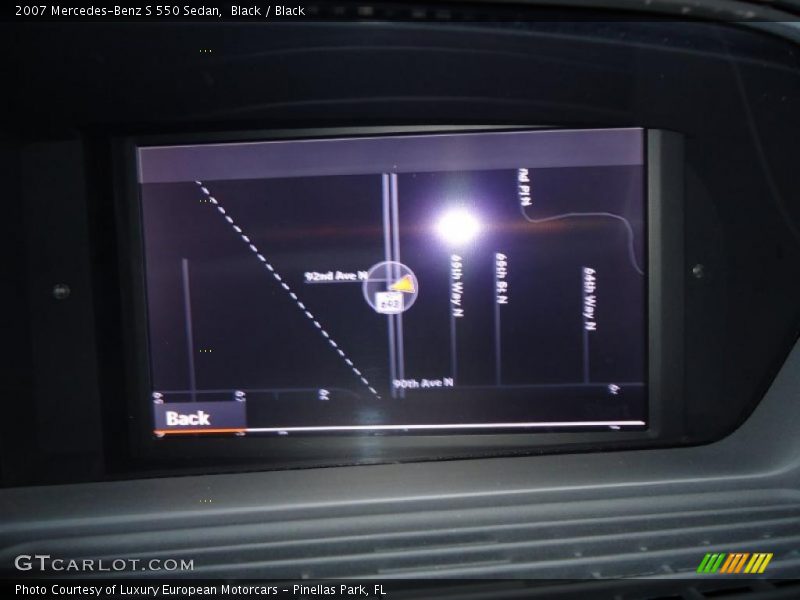 Black / Black 2007 Mercedes-Benz S 550 Sedan