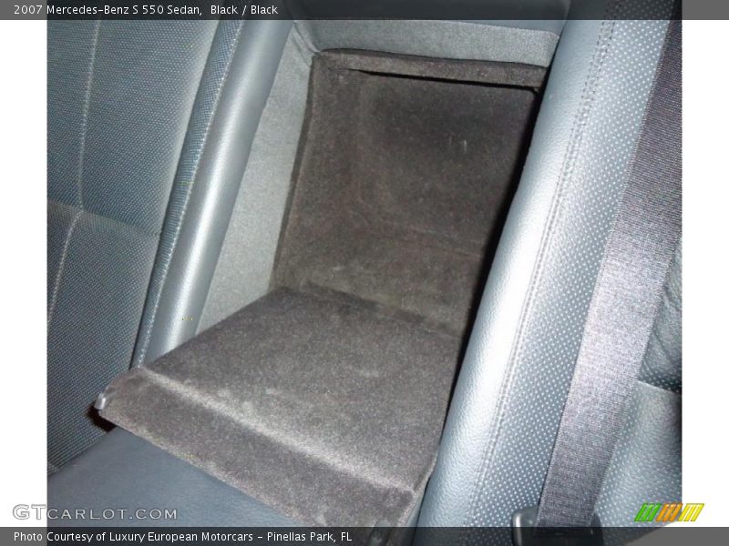 Black / Black 2007 Mercedes-Benz S 550 Sedan