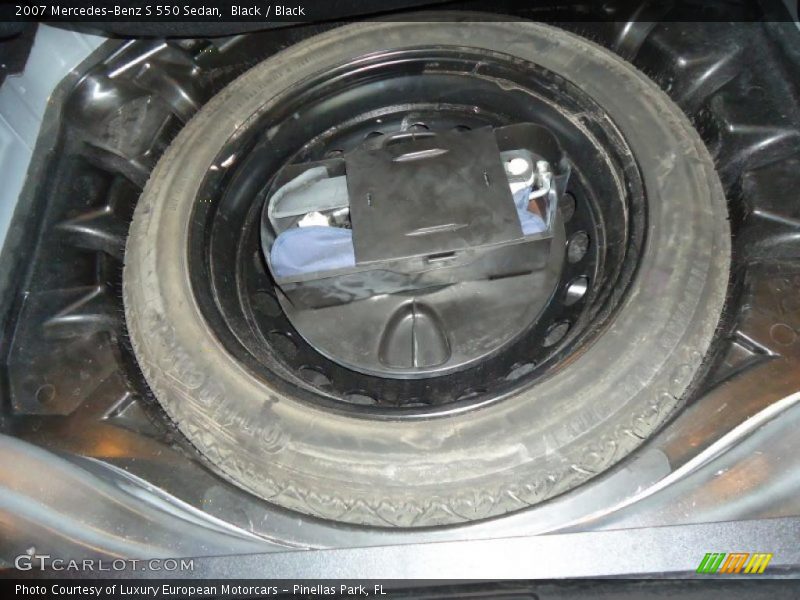 Black / Black 2007 Mercedes-Benz S 550 Sedan