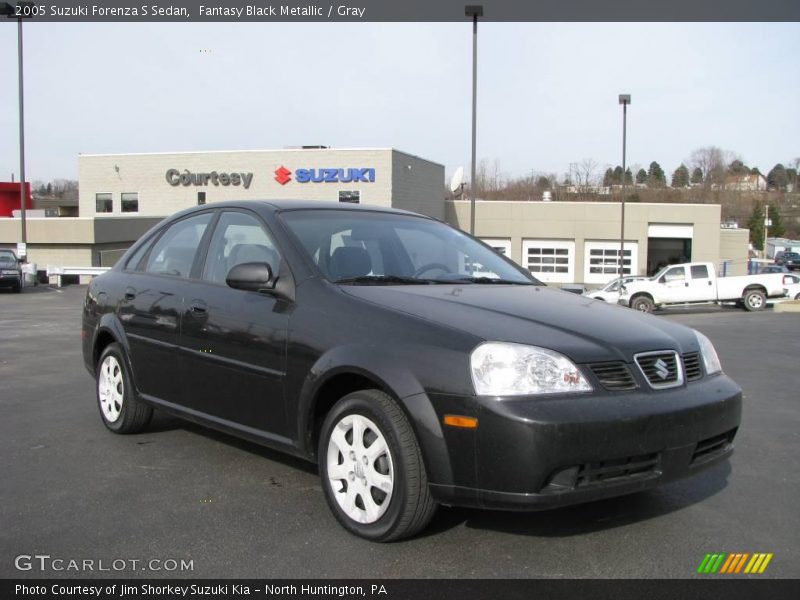 Fantasy Black Metallic / Gray 2005 Suzuki Forenza S Sedan