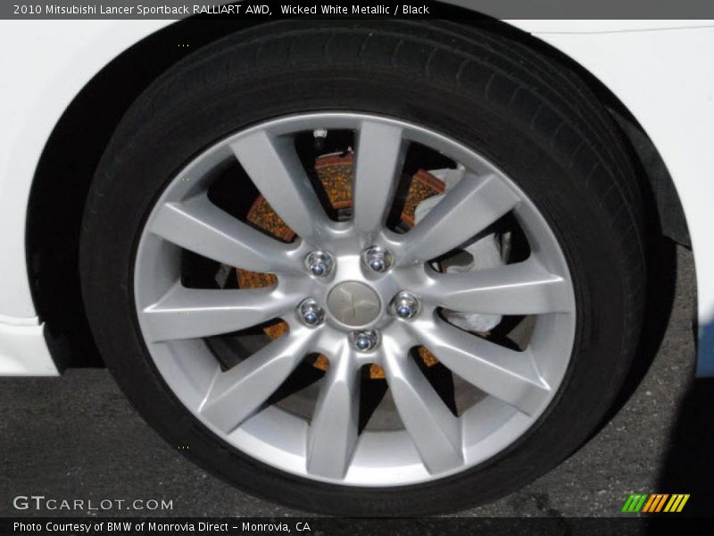  2010 Lancer Sportback RALLIART AWD Wheel